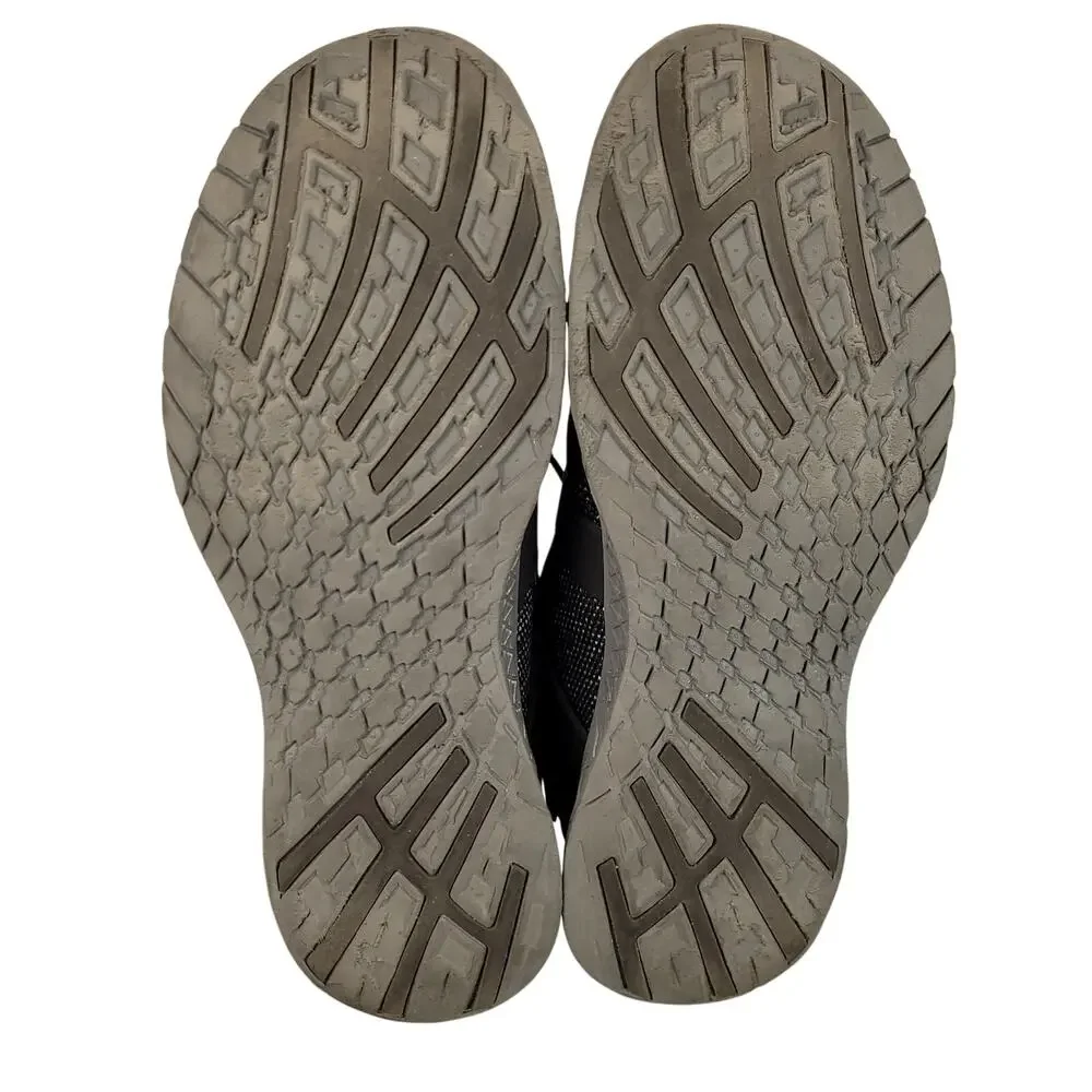 Hey Dude Axel Sox Mens 10 Carbon Black Slip On Sneakers Lightweight Minimalist - Picture 10 of 12